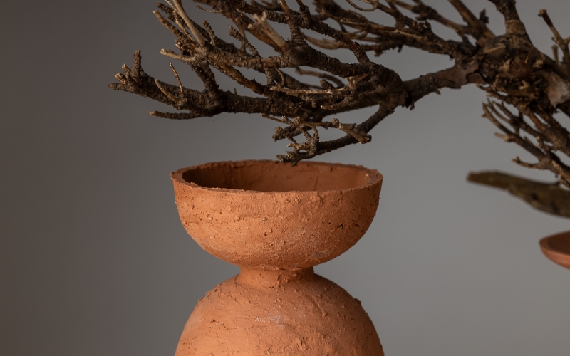 керамический подсвечник ручной работы ceramum