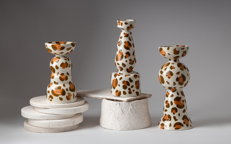 купить оригинальный керамический подсвечник ceramum  Москва