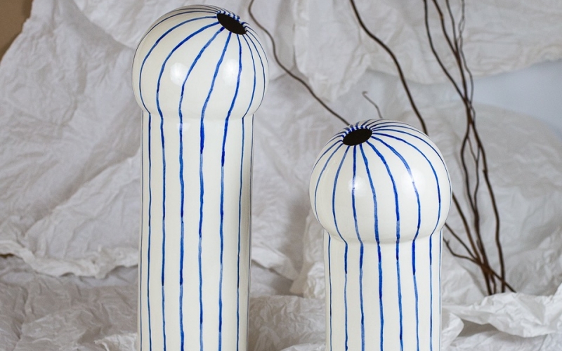 парные керамические вазы авторская керамика 