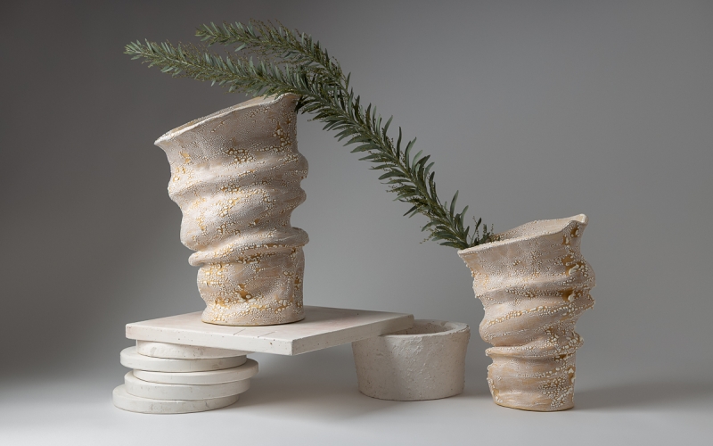 ваза ручной лепки ceramum 