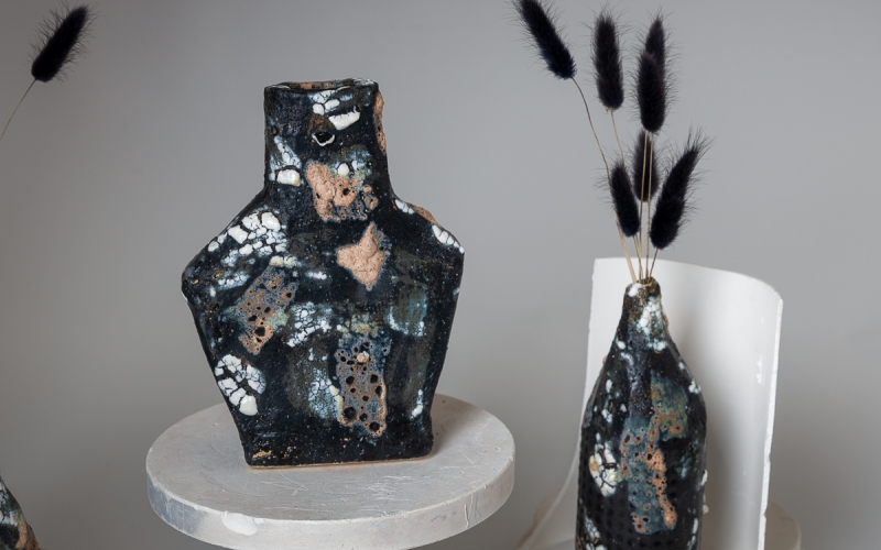 керамические вазы ручной работы ceramum 