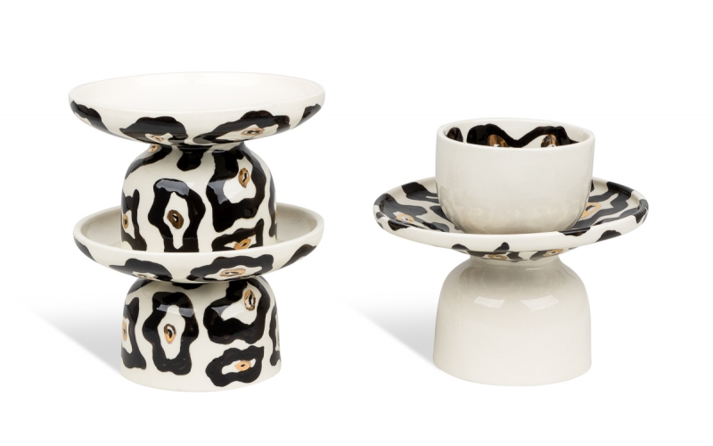 керамическая оригинальная чаша Ceramum 