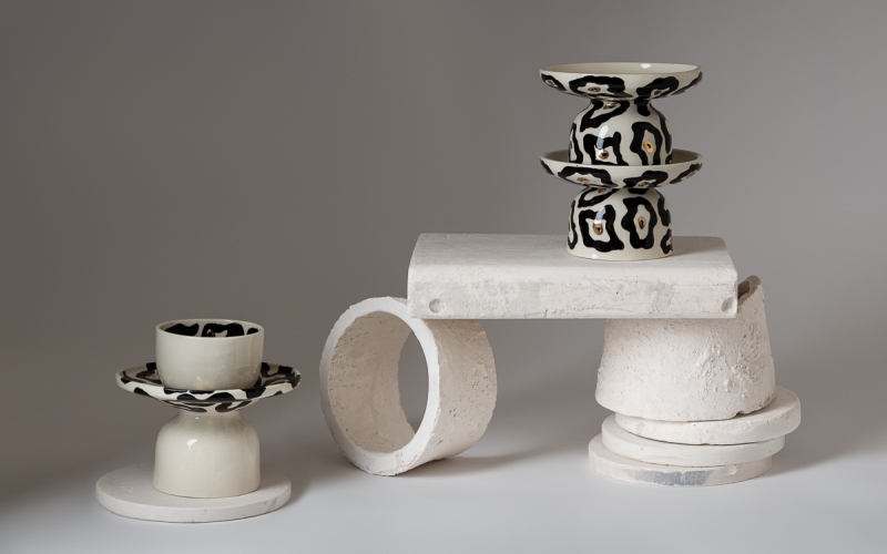 керамическая оригинальная чаша Ceramum 