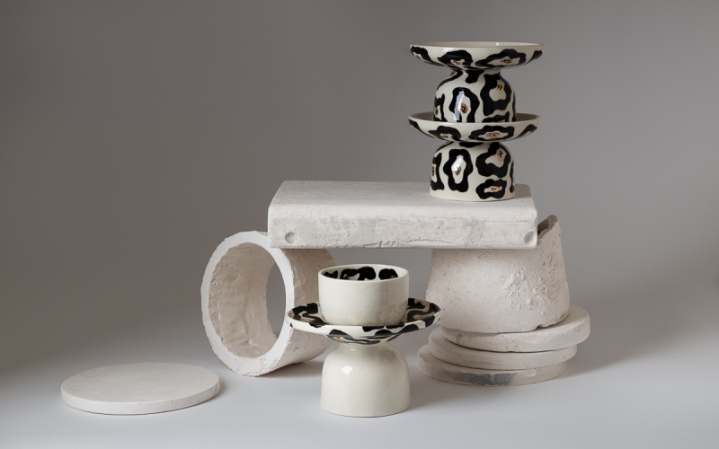 керамическая оригинальная чаша Ceramum 