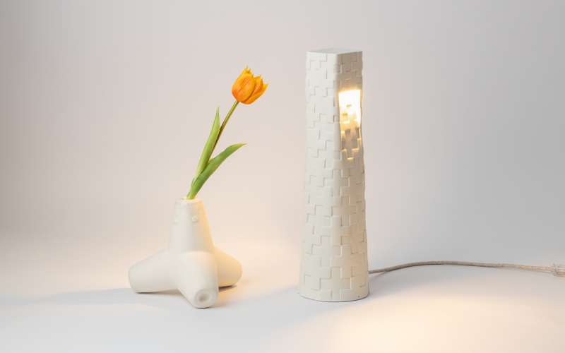 настольная керамическая лампа ceramum