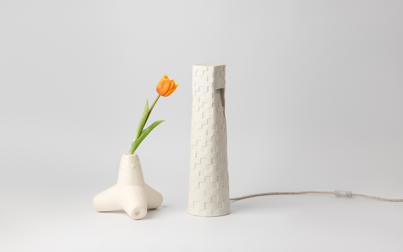 настольная керамическая лампа ceramum