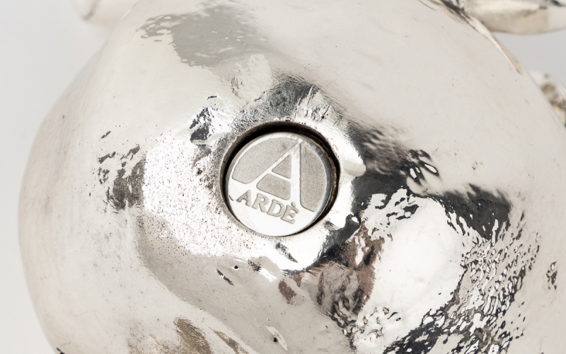 Гранат ARDE Silverplated Signed 