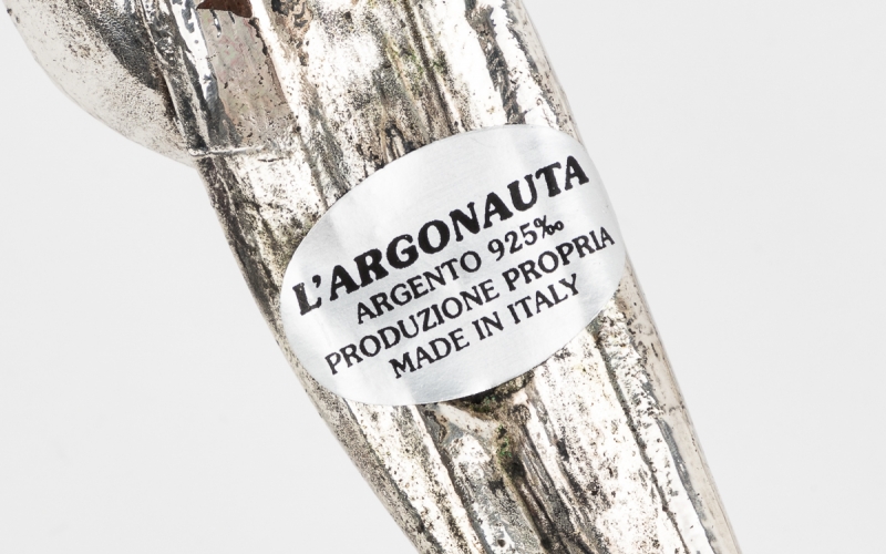 Тюльпан №1 L'argonauta silver-coated винтаж