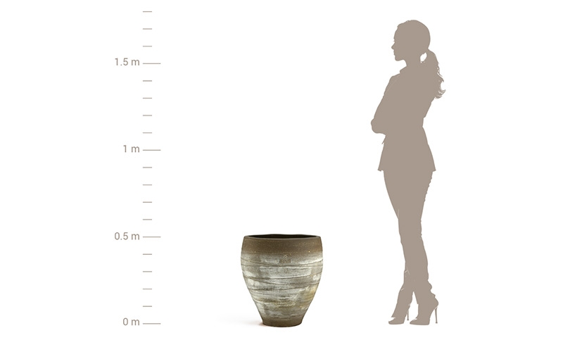 керамическое кашпо ручной работы для улицы 