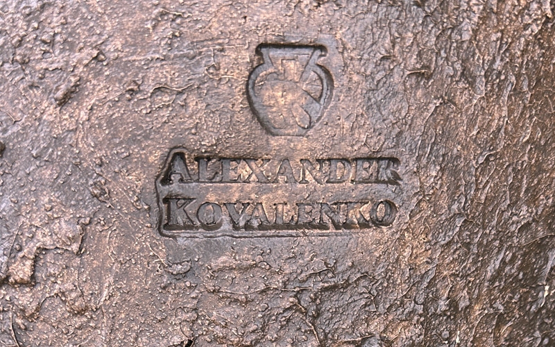 керамическое кашпо ручной работы для улицы