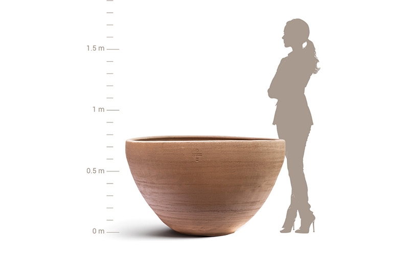 керамическое кашпо ручной работы для улицы