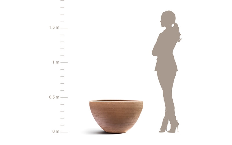 керамическое кашпо ручной работы для улицы