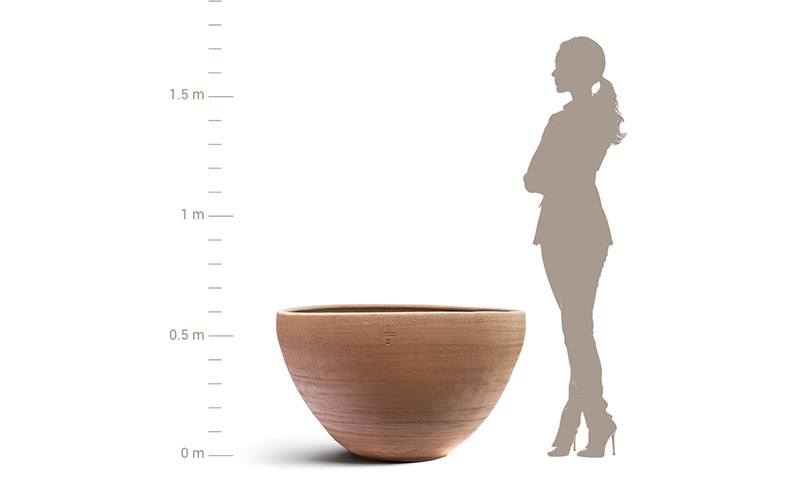 керамическое кашпо ручной работы для улицы