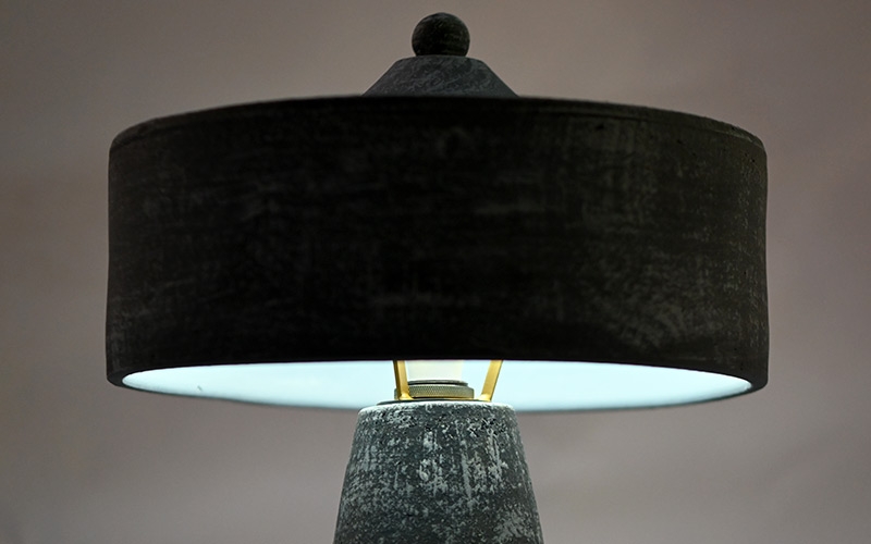 керамический светильник лампа ручной работы 