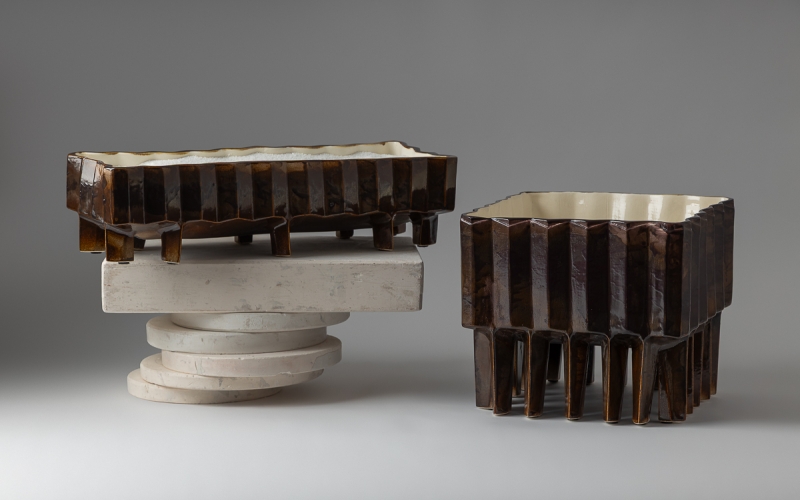 оригинальное керамическое кашпо Ceramum купить в Москве