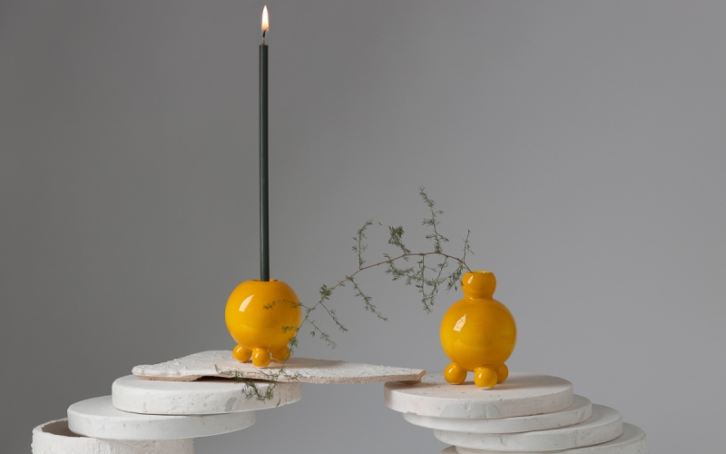 керамический подсвечник ceramum 