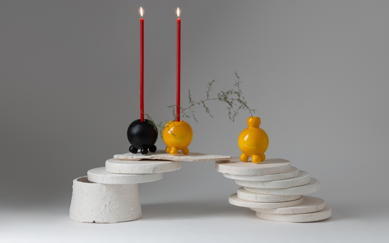 керамический подсвечник ceramum 