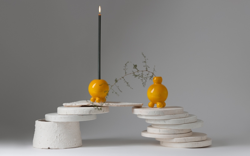 керамический подсвечник ceramum 