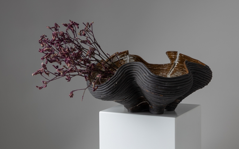 керамическая ваза ceramum