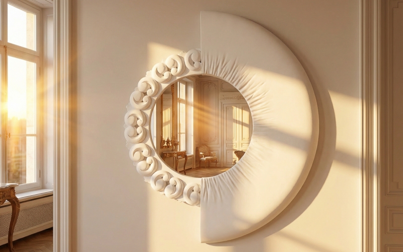 гипсовое зеркало ceramum 