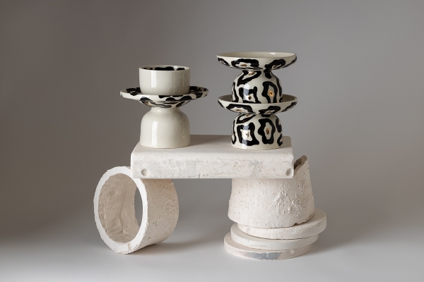 керамическая оригинальная чаша Ceramum 