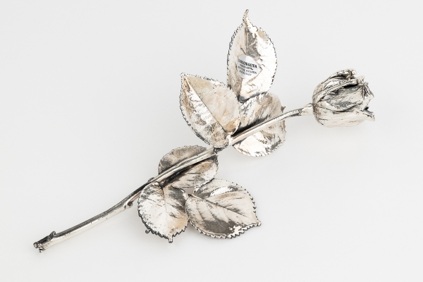 винтаж Роза L'argonauta argento 925 Италия
