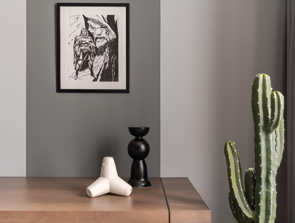 декор ручной работы керамический подсвечник