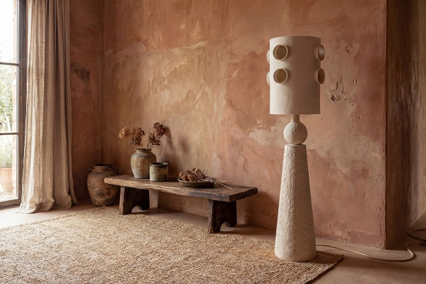 напольный керамический торшер ceramum 