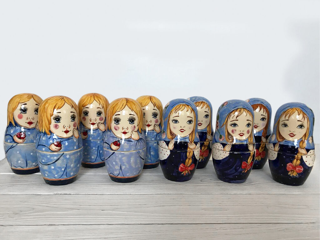 Матрешка креманка для кафе