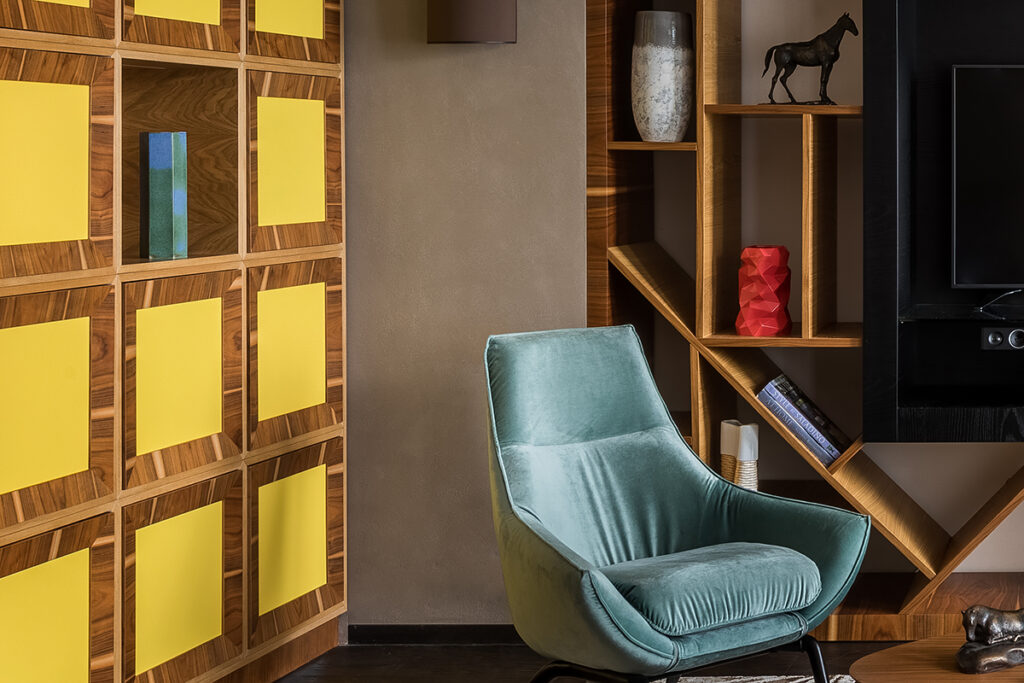 Публикация в журнале Elledecoration: Квартира 175 м² с современным искусством в Москве